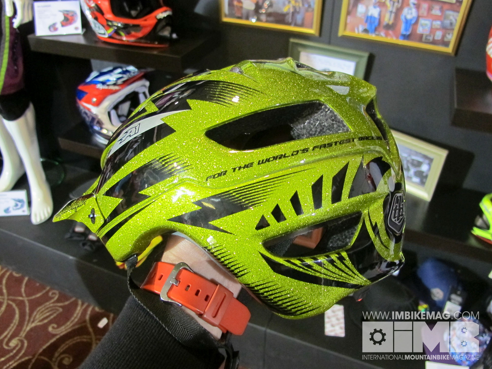 "For the World's Fastest Racers" motif and the rear styling straight from their full face helmets.