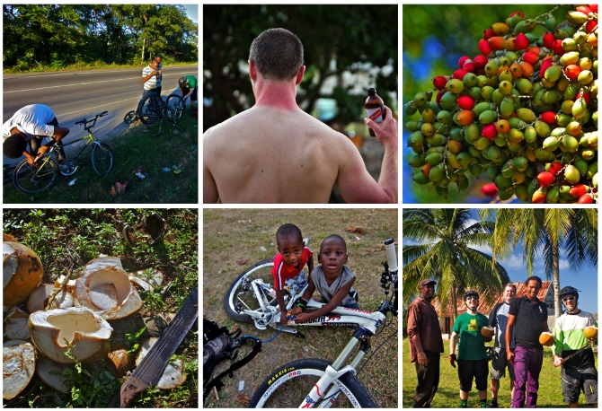 Sunburns, coconuts, Red Stripe, bright colors, bikes and great people with big smiles would be the norm for the next seven days.