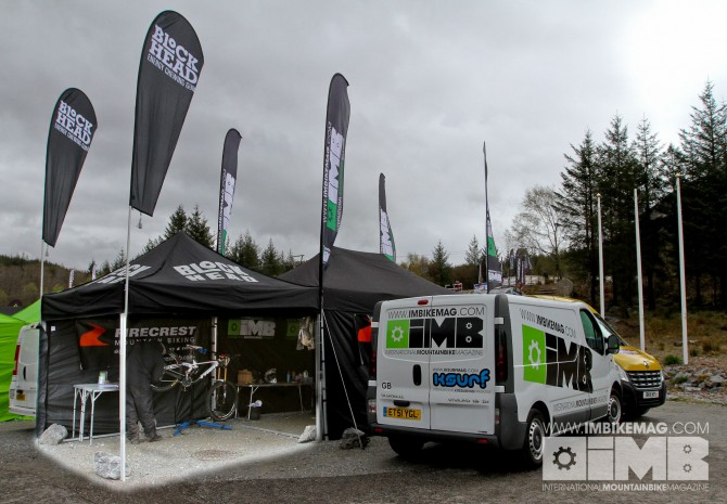 Team Pits at Fort William