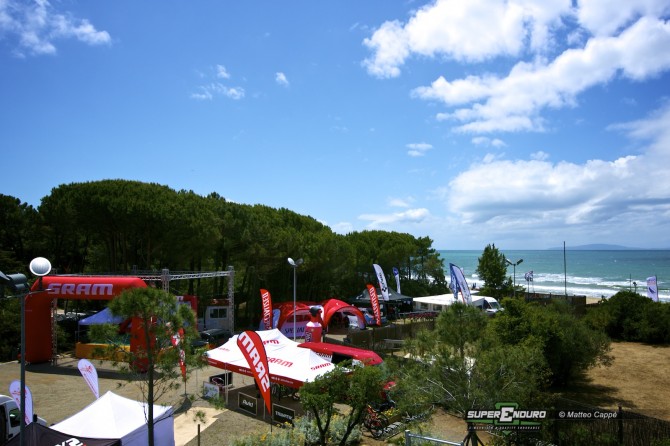 Stunning scenery with a backdrop of the Atlantic Ocean were the order of the day.