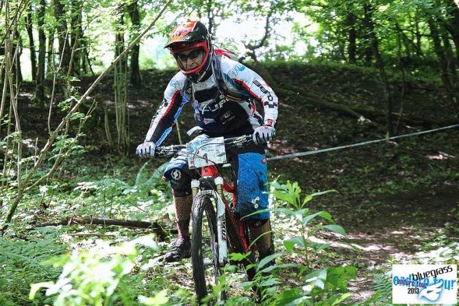 Nicolas Lau on his way to winning round two of the Bluegrass Enduro Tour International.