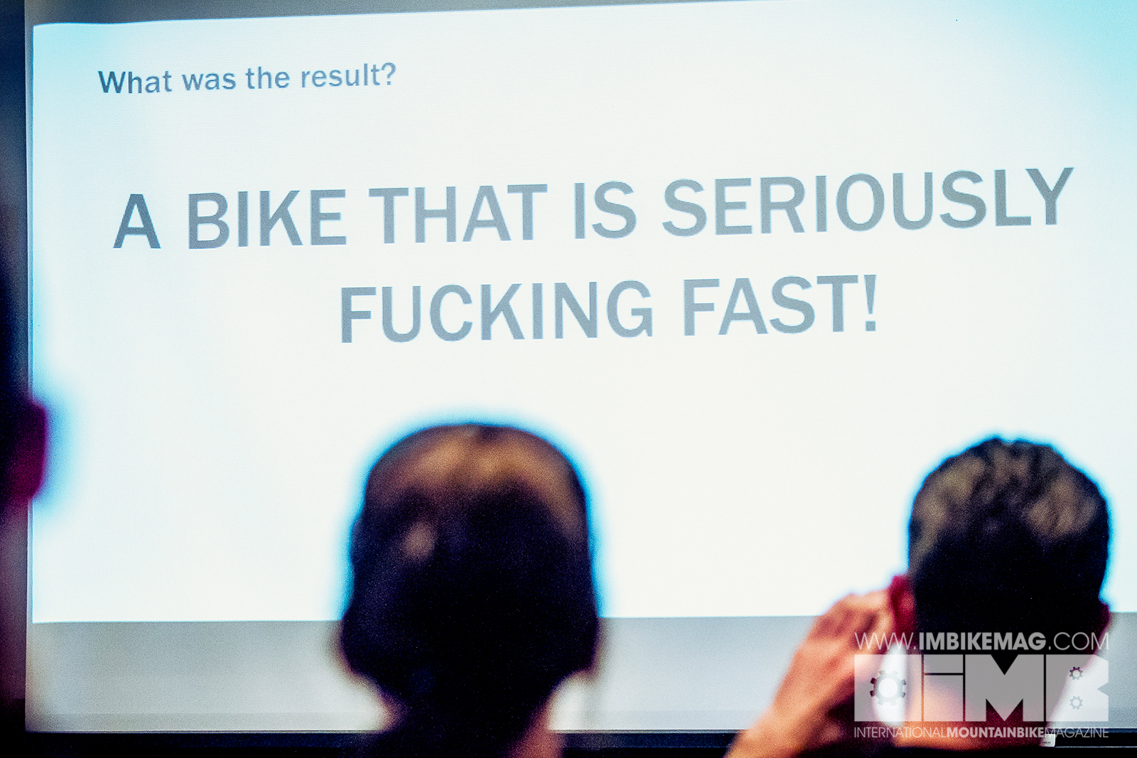 Enough said! Photo: Laurence Crossman-Emms