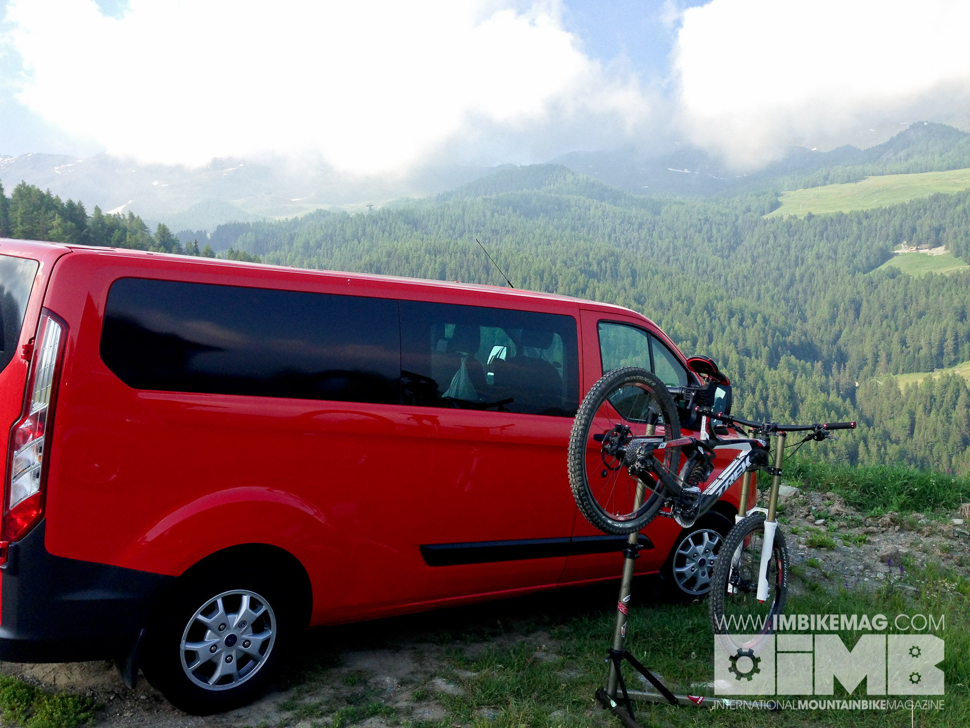 Bike maintenance with a view!