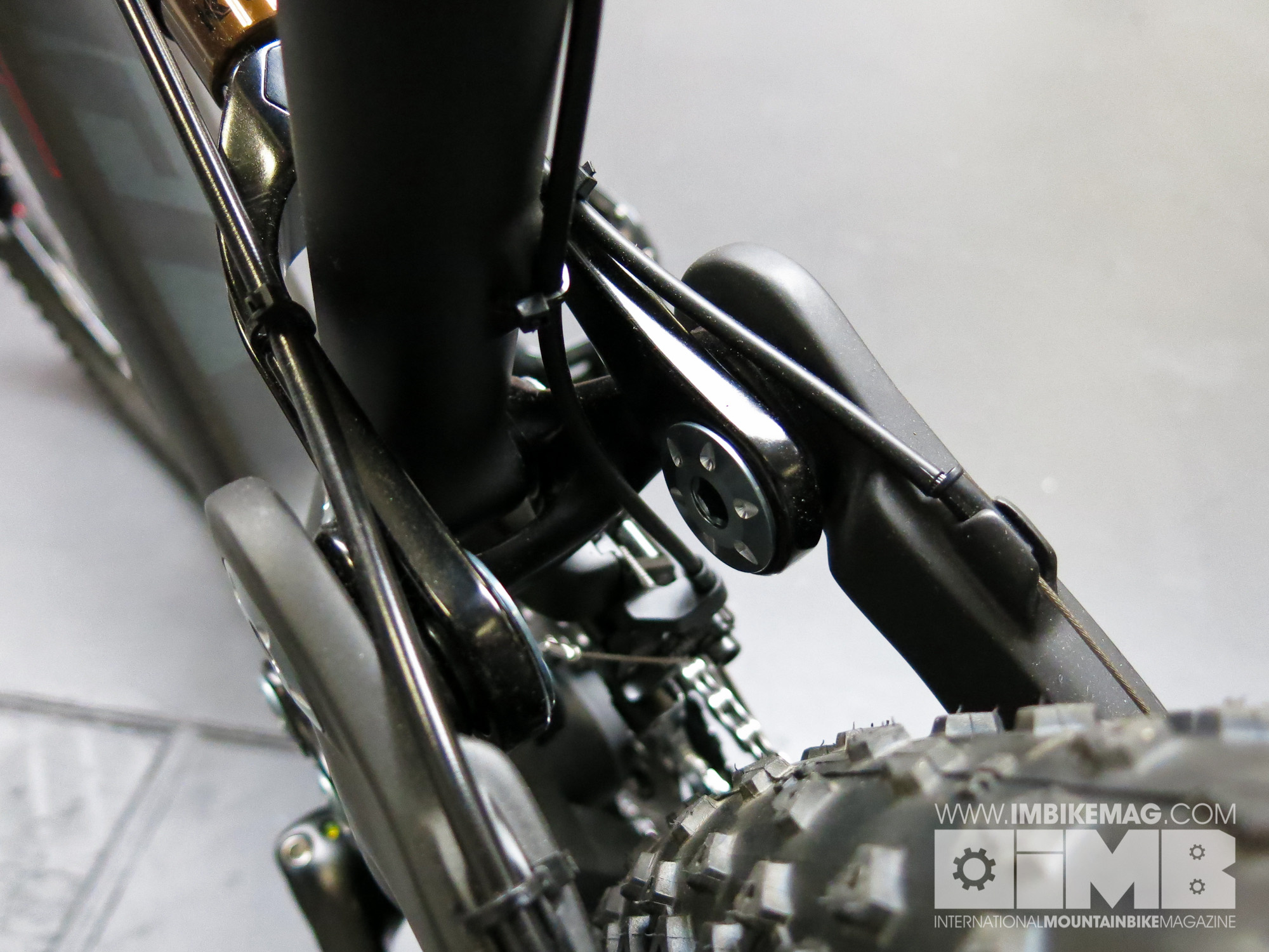 Larger Pivot custom double row Enduro Max bearings improve stiffness and durability.