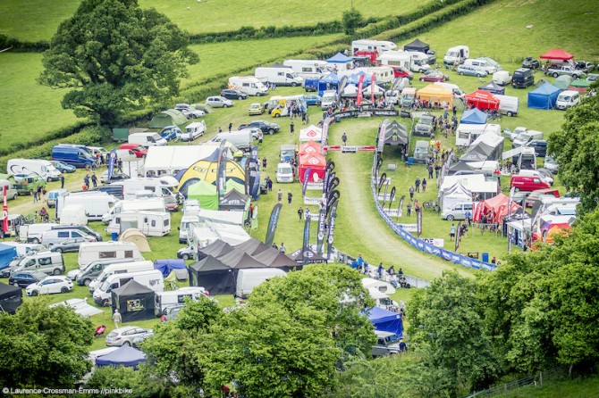 Plenty to see and do in the finish area...