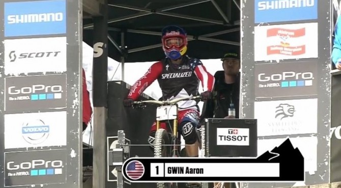 Aaron Gwin's Chainless Run - Leogang 2015