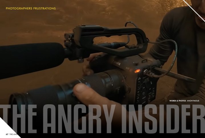 The Angry Insider - Photographers Frustrations