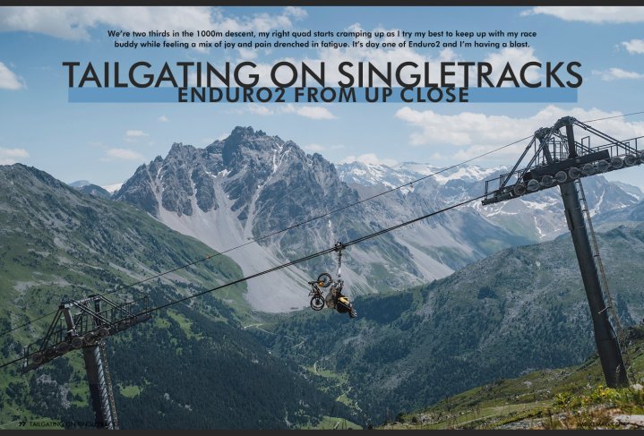 Tailgating on Singletracks - Enduro2