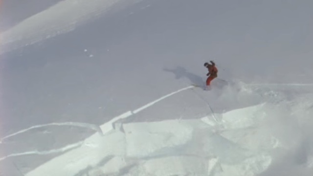 #RandomFridays: Skier Triggers Giant Avalanche
