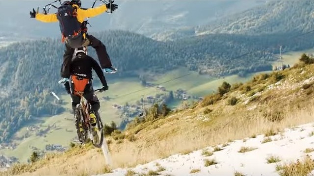 Kilian Bron Goes E.T. - The Stunt is 'Bike'