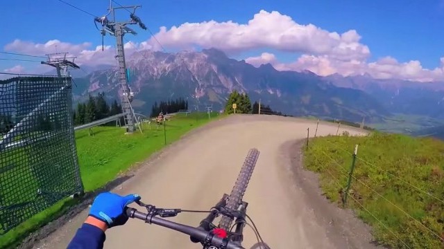 GoPro MTB Trail Riding in Austria | Feiyu Tech Wearable Gimbal