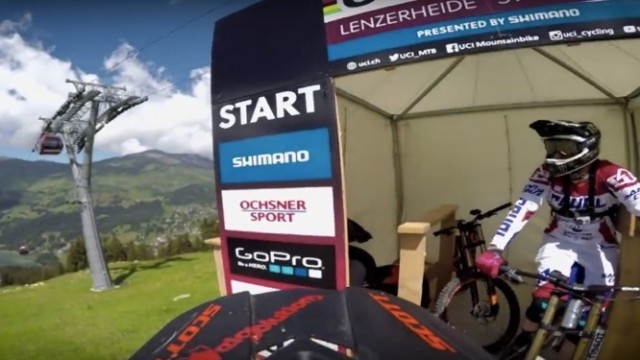 Claudio Caluori & Peaty Get Loose In Lenzerheide: GoPro View | UCI MTB World Cup 2016