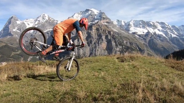 BroRide - MTB on Mountain View Trail Mürren
