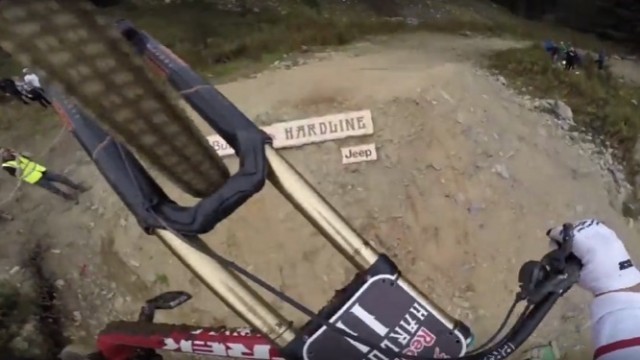 Dan Atherton Sends It Down The Hardline MTB Track | Red Bull Hardline: GoPro View