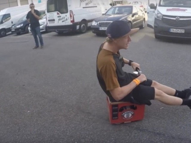 #RandomFridays: Blasting Around On A Motorised Beer Case