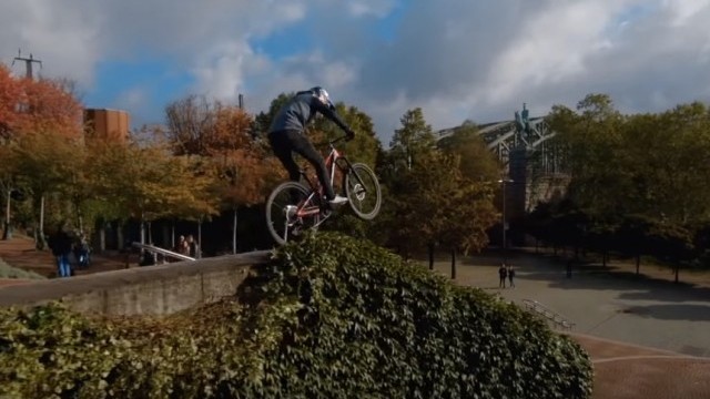 Chasing Fabio Wibmer With A Racing Drone Through Germany