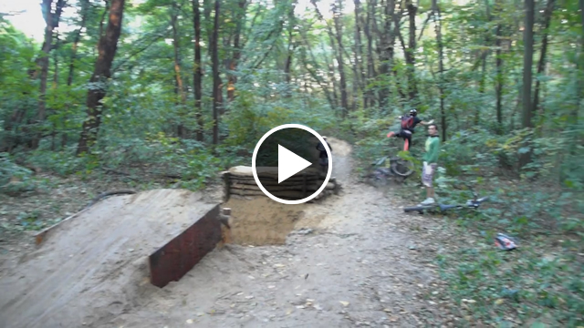 Mega Bike Train Crash!