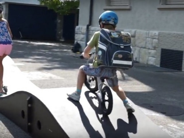 What Happens If You Put A Modular Pumptrack In Front Of A School?