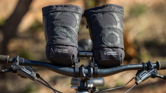 Kids Ride Shotgun launch Pogies to extend your family's riding season