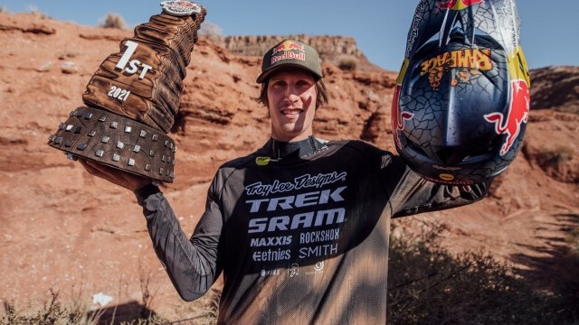 Stylish Semenuk becomes Red Bull Rampage's first four-time winner!