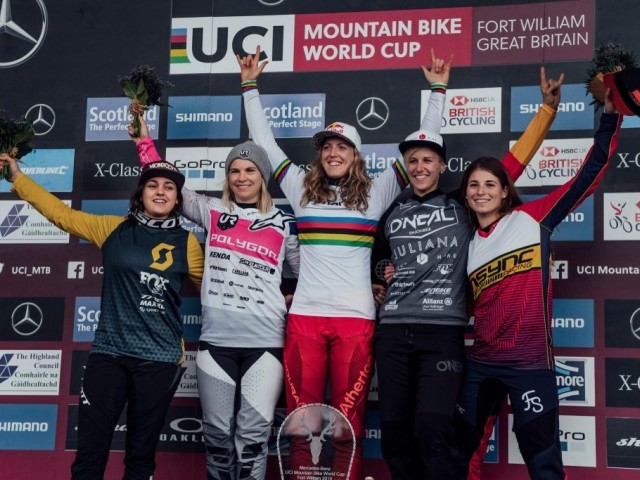 Rachel Atherton Looking To Consolidate Early Lead In 2019 Downhill World Cup Season