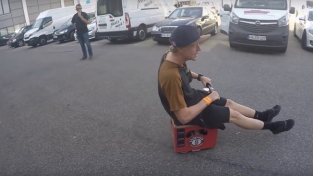 #RandomFridays: Blasting Around On A Motorised Beer Case