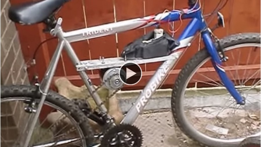 cordless drill bike