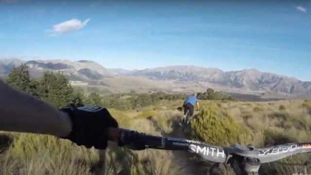 Mountain Biking Cheeseman DH in Craigieburn, New Zealand