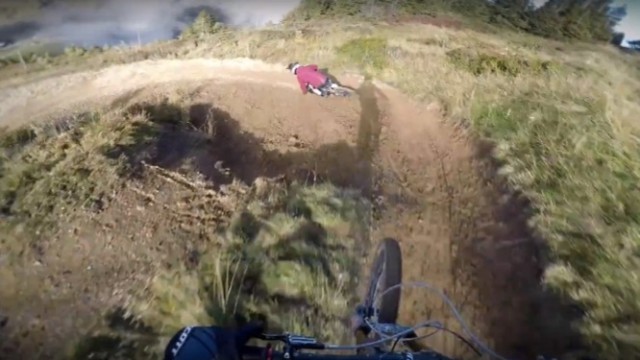 POV Down Infamous Champery's Tracks