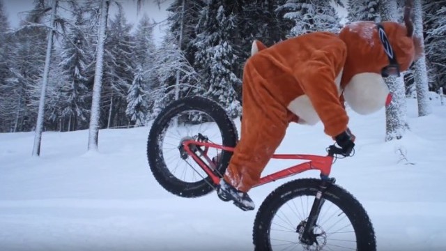 Sick Trails Shredding - Rudolph Red Nose Reindeer (Fatbike Mountainbike)