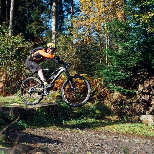 Drop and Roll Mountain Bike Technique