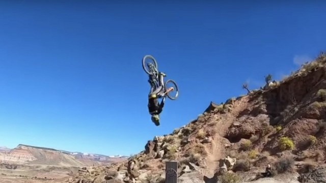 BACK FLIPPING A 50 FOOT CANYON??? THE RAMPAGE VLOG!!!