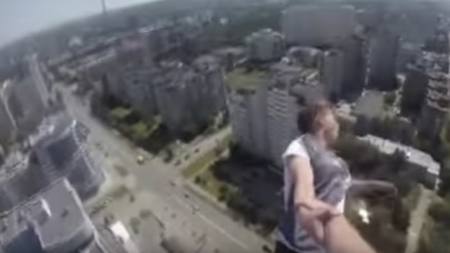 #RandomFridays: Russian Adrenaline Junkies Perform Daring Tricks Atop A 40-Story Building