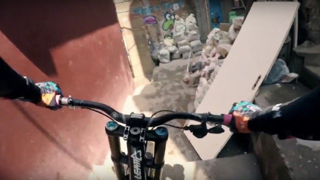 Steep Urban Mountain Biking Down A Rio Favela | Filip Polc's POV