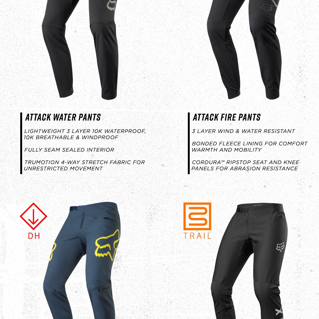fox attack waterproof trousers