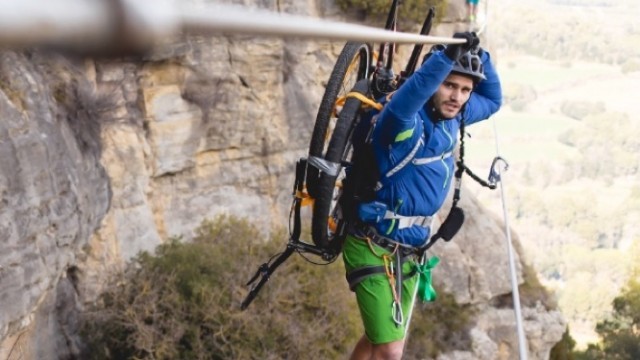 We Are Always Late: Via Ferrata with Bikes
