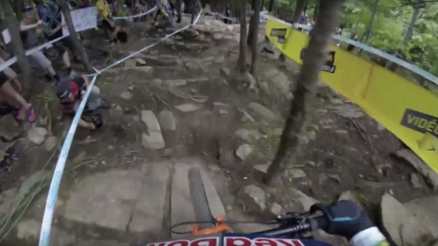 Rachel Atherton's DH MTB Title Winning Run: GoPro View | UCI MTB World Cup 2016