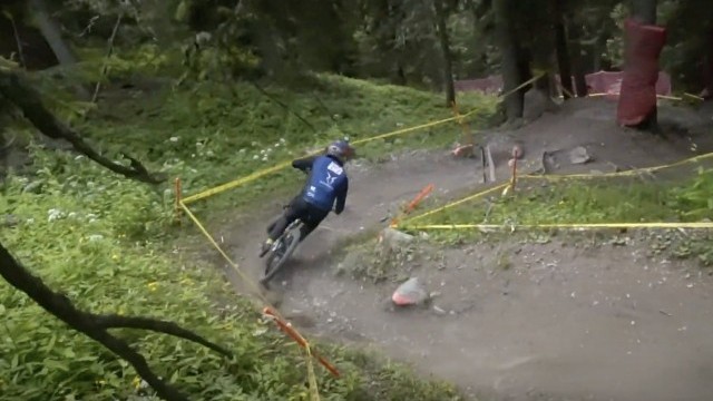 Testing in Verbier Bikepark