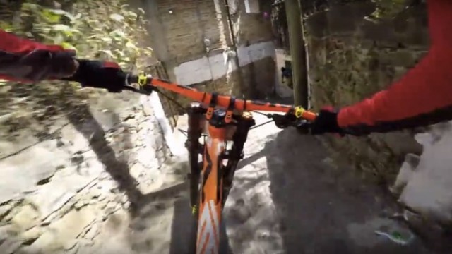 Huge Train Through The Streets Of Taxco, Mexico!