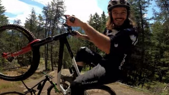 First ride together in a year and he tries to kill me! Pemberton, BC