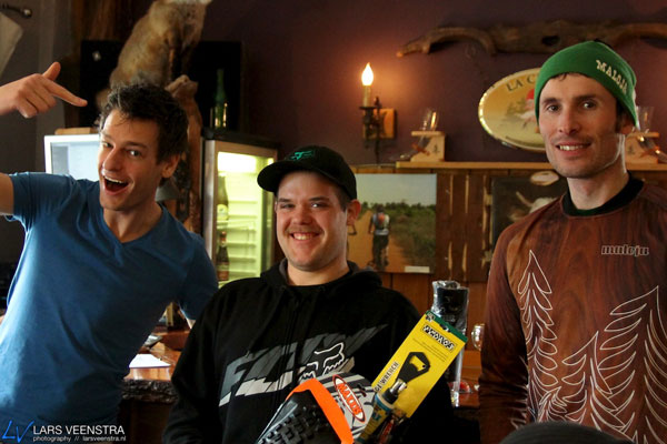 Bas "Stifler", Arno "Atreyu" and Maichel "Chewbacca" (from left to right)