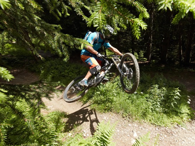 Rotwild Gravity Prototype action shot