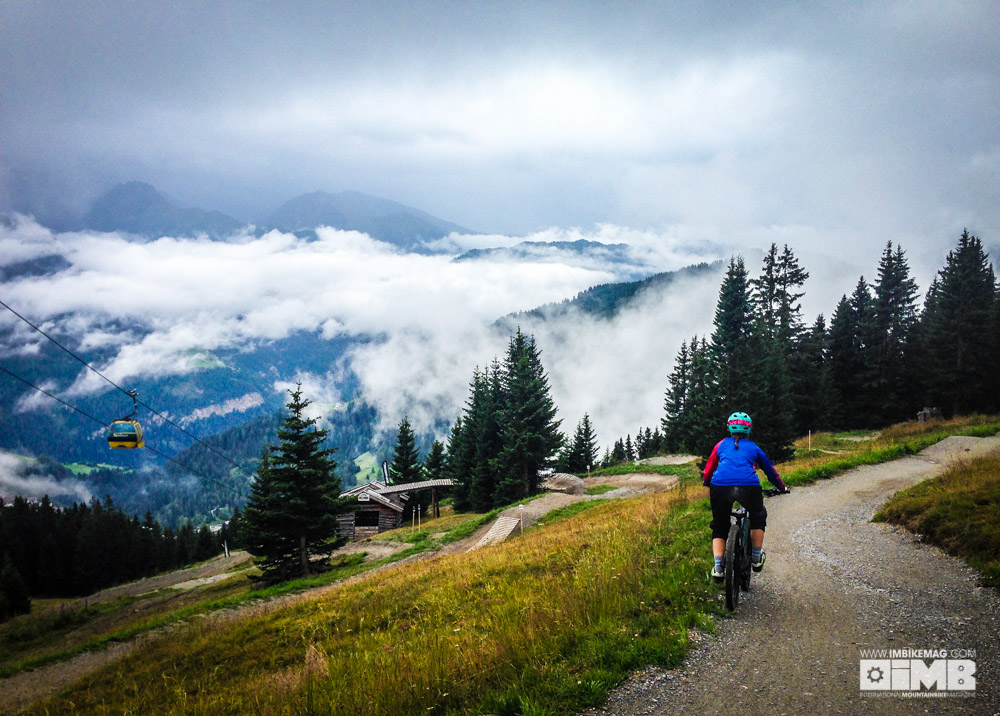 The weather in the mountains wasn't great, but it made for a stunning backdrop!
