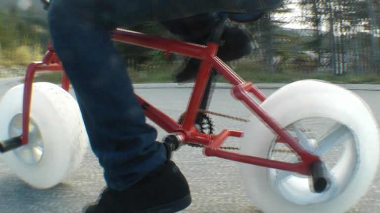  ICE BIKE The Worlds First Bike With Wheels Made Of Ice