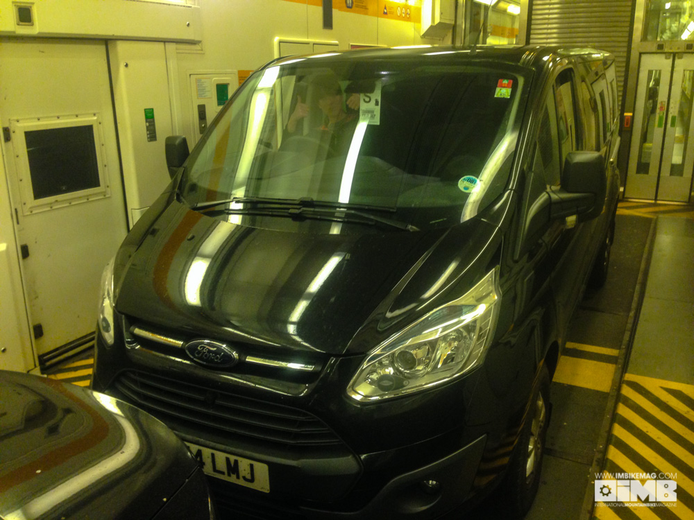 She fits nicely on the Channel Tunnel too...