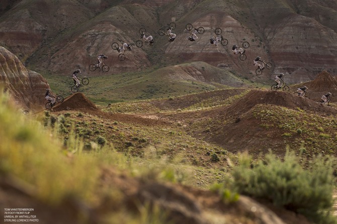 on set of 'Unreal" a mountain bike film by Anthill and TGR