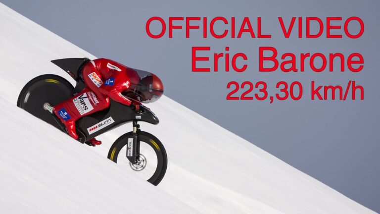 (OFFICIAL) Eric Barone - 223,30 km/h - World Mountain Bike Speed Record - Vars Speed Challenge 2015