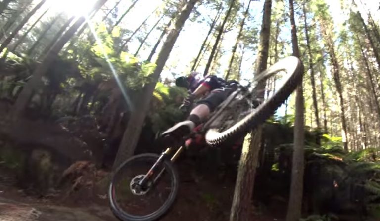 Brook MacDonald & Greg Minnaar Ride Rotorua With A Fan