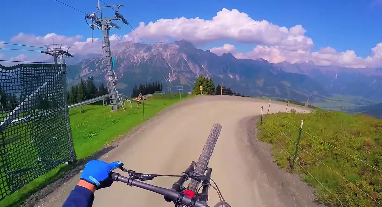 GoPro MTB Trail Riding in Austria | Feiyu Tech Wearable Gimbal