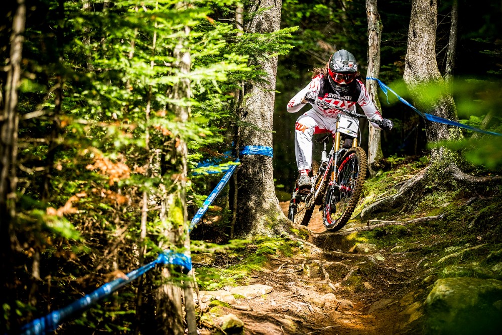 , during the 25th UCI MTB World Cup at Mt Sainte-Anne, Quebec, Canada.